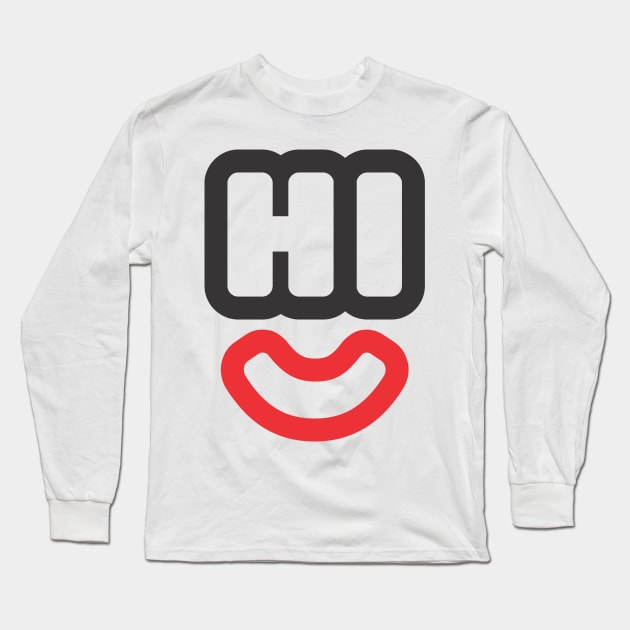 Hello Long Sleeve T-Shirt by Dino Sparcs